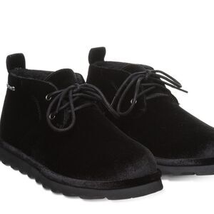 BearPaw Skye Black Velvet Bootie